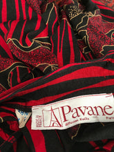 Charger l'image dans la galerie, Robe midi 70´s à fleurs, made in France , ouverture au dos , taille 34/36