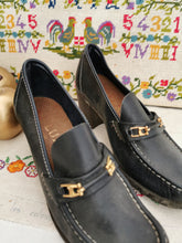 Charger l'image dans la galerie, escarpins preppie esprit mocassins années 80, pointure 36