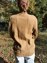 Charger l'image dans la galerie, cardigan camel oversize Saint James , made in France, Taille unique jusqu'à 42