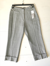 Charger l'image dans la galerie, pantalon taille haute vichy paillleté laine 7/8 ème taille 40 Neuf