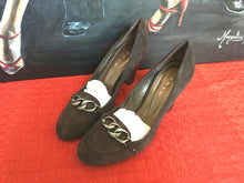 Charger l'image dans la galerie, escarpins Jonak esprit seventies en cuir suédé moja, pointure 39