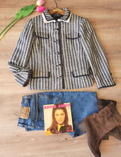 Charger l'image dans la galerie, veste courte vintage années 60's luxe Miguez Carton , taille 34