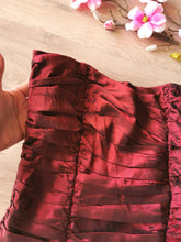 Charger l'image dans la galerie, bustier drapé lie de vin taille 40