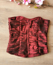 Charger l'image dans la galerie, bustier drapé lie de vin taille 40