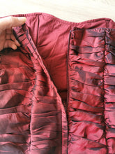 Charger l'image dans la galerie, bustier drapé lie de vin taille 40