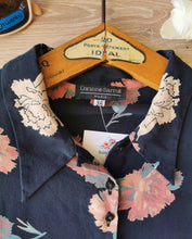 Charger l'image dans la galerie, chemisier floral en crêpe de soie Corinne Sarrut vintage 90's, taille 34
