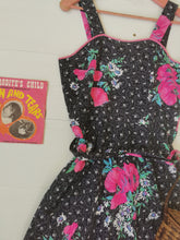 Charger l'image dans la galerie, robe tablier midi florale en pur coton, taille 36