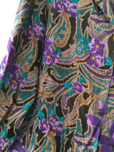 Charger l&#39;image dans la galerie, Blouse vintage 80´s motif paisley , taille 36/38
