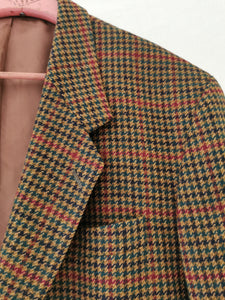 blazer Prince de Galles en laine, taille 42/44