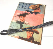 Charger l&#39;image dans la galerie, ceinture tressée vintage 70&#39;s  bi colore, taille 34
