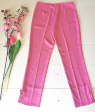 Charger l&#39;image dans la galerie, pantalon rose fluide vintage 90&#39;s Teenflo made in France, taille 36
