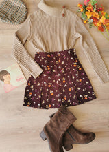 Charger l&#39;image dans la galerie, mini-jupe plissée à fleurs vintage 90&#39;s , taille 34
