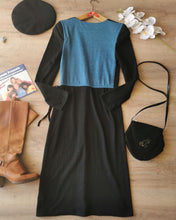 Charger l&#39;image dans la galerie, robe Sonia Rykiel 80&#39;s en jersey laine et angora, taille 34/36
