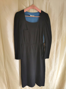 robe Sonia Rykiel 80's en jersey laine et angora, taille 34/36