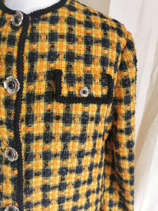 veste en tweed vintage années 50 style Chanel , taille 38/40